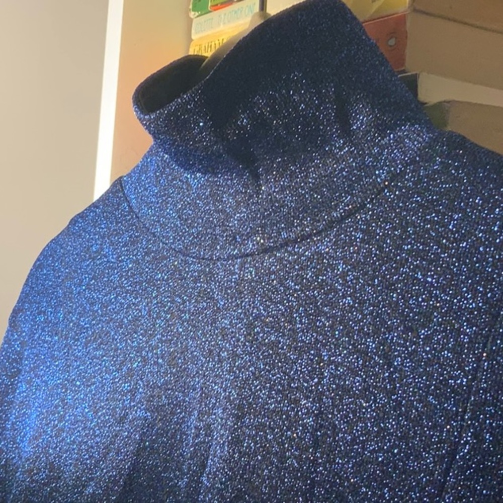 Outer space mock neck shirt